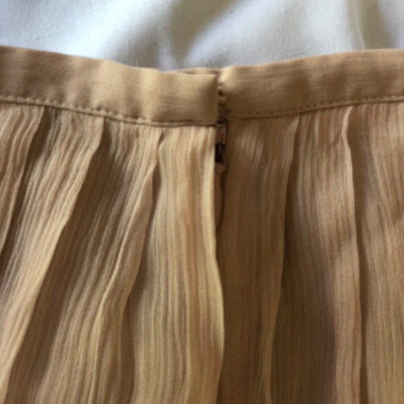 Unworn, Rare! Silk pale pink pleated midi skirt - Picture 4 of 7